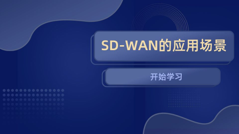 SD-WAN的应用场景 