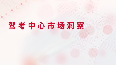 驾考中心市场洞察 